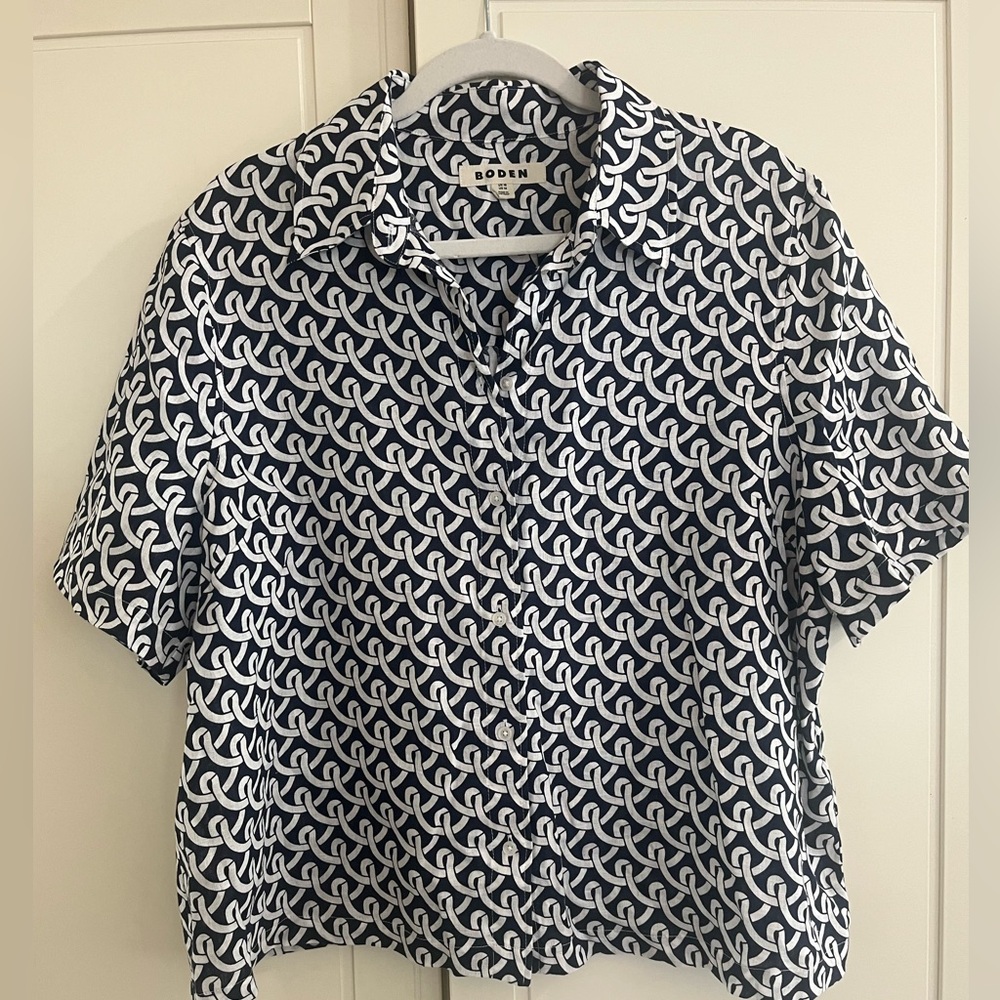 Boden Linen Blouse - EUC - Size 16